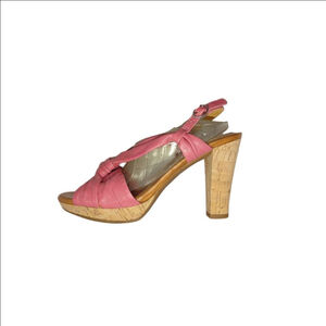 Naya Wind Pink Cork Sandals Size 7.5 NWOT